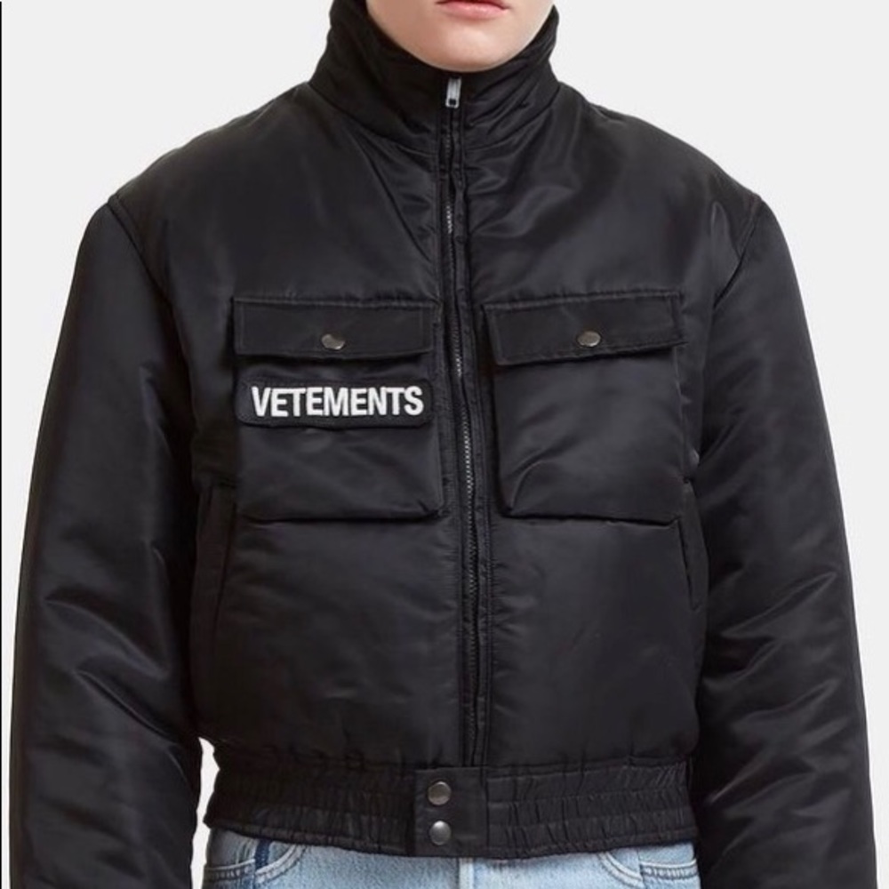 Women’s Vetements Reversible Police Jacket